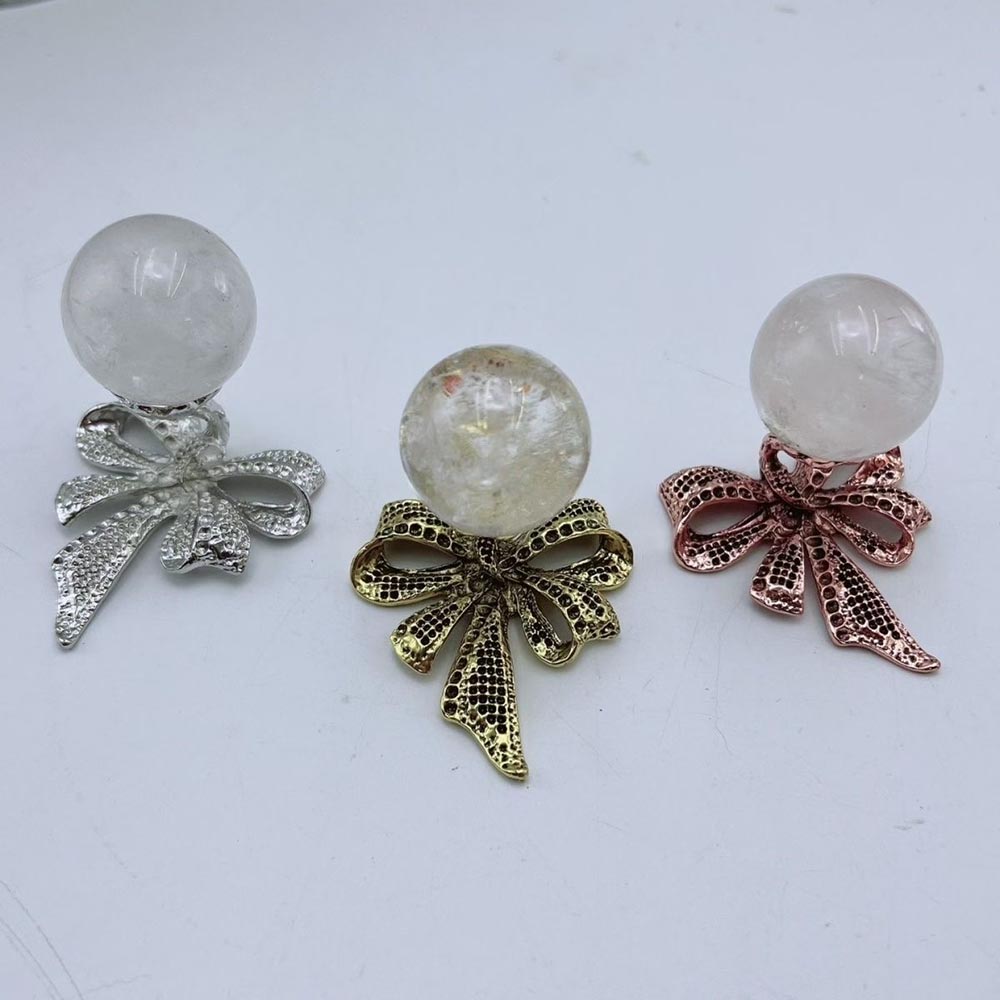 Bowknot Ribbon Crystal Ball St - огляд і ціна Crystal Ball Decor