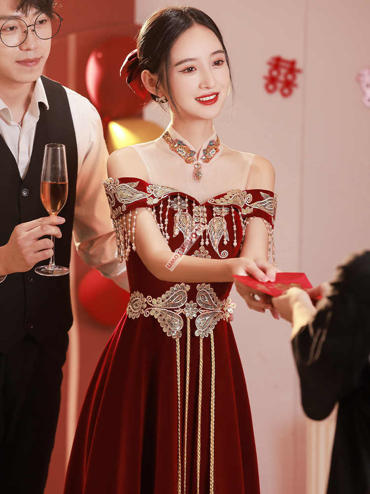 Chinese Style Toast Dress Brid - огляд і ціна Luxury Lifestyle For Women