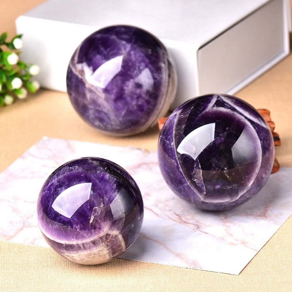 Natural Amethyst Crystal Ball  - огляд і ціна Crystal Ball Decor