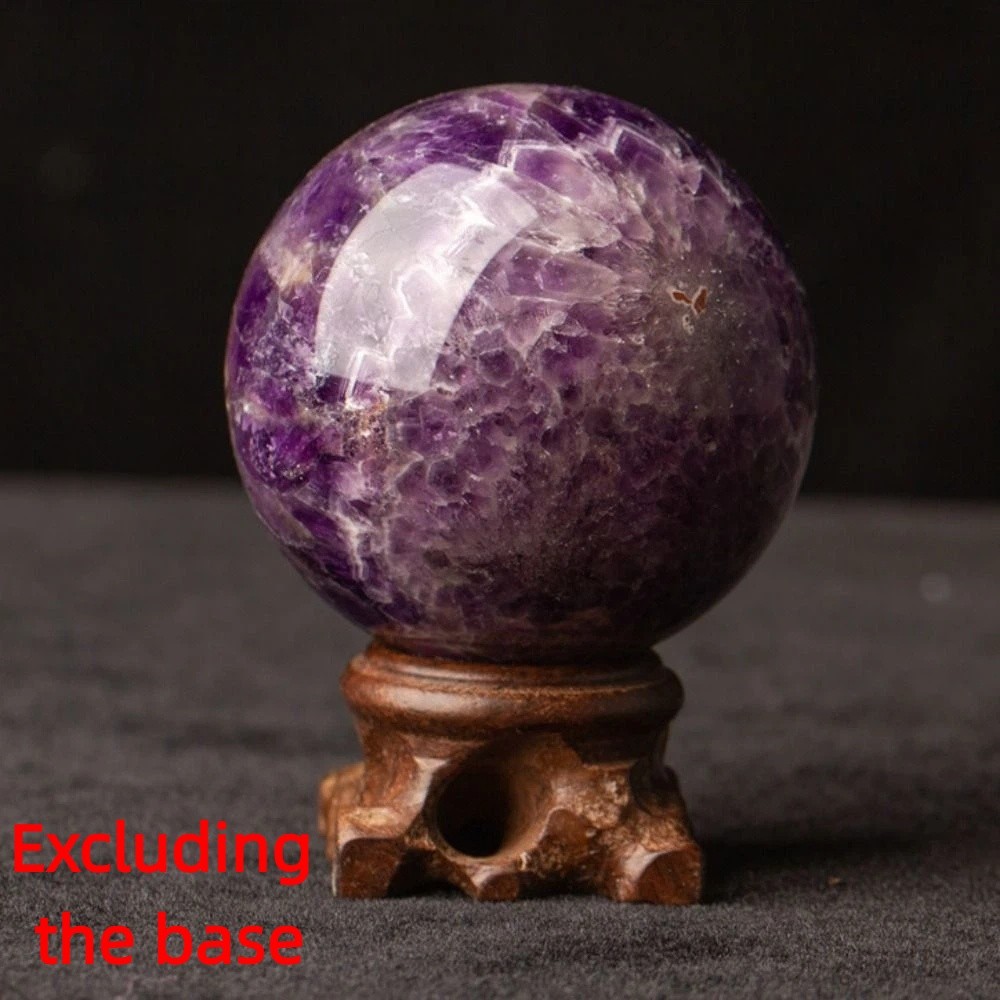 Natural Amethyst Crystal Ball  - огляд і ціна Crystal Ball Decor