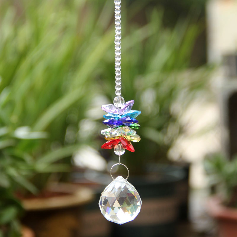 Crystal Suncatcher Prism Hangi - огляд і ціна Crystal Ball Decor